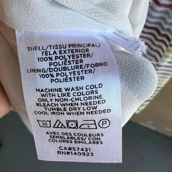 LOFT Stripes Drop Waist Dress - Women's Size Large - Summer 2020 Collection - Picture 3 of 6